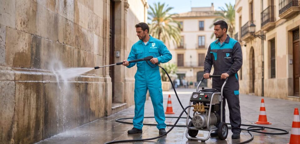 hidrolimpieza con agua a presión