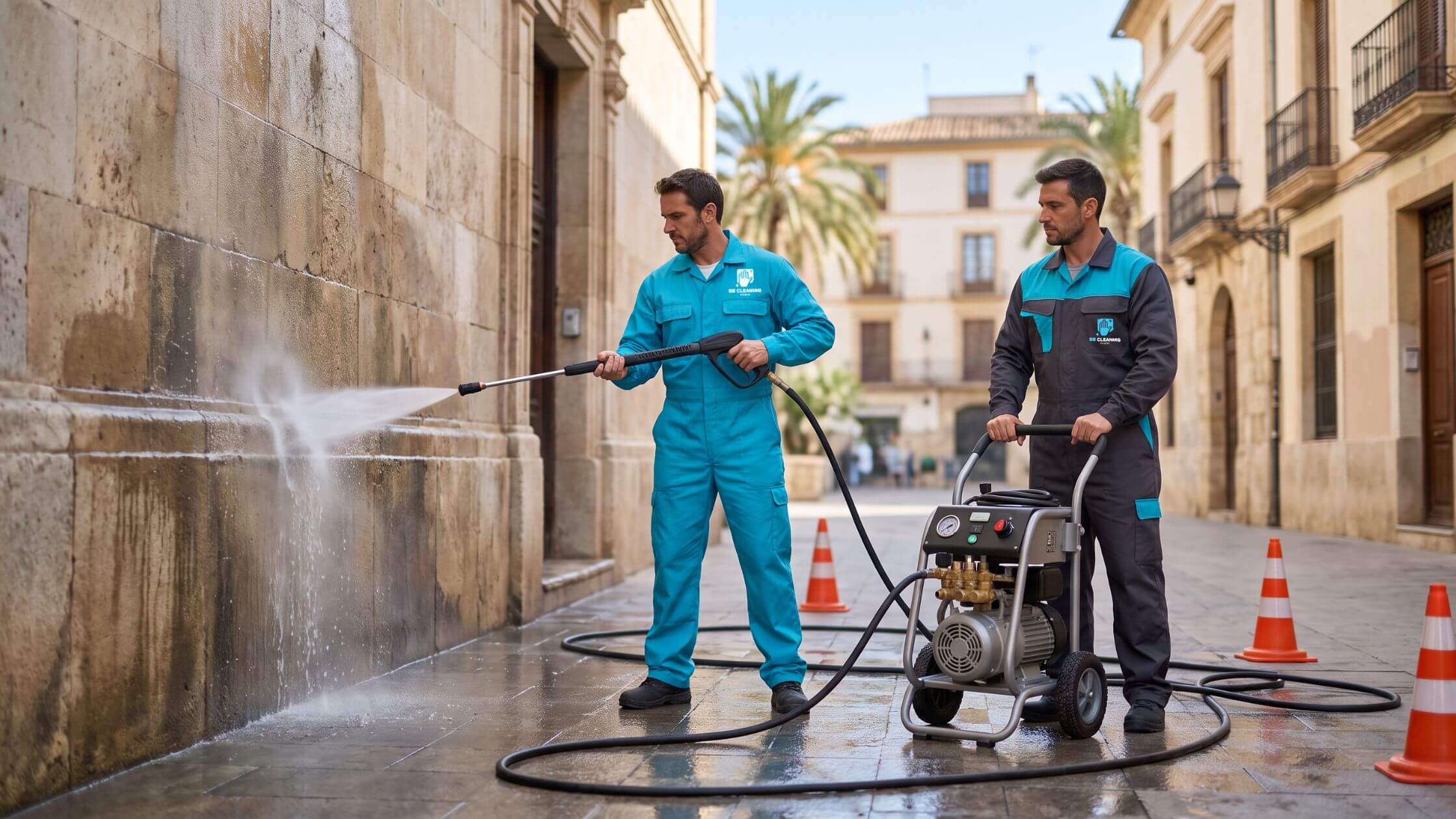 hidrolimpieza con agua a presión